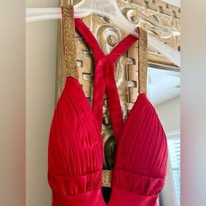 Xscape Vibrant Red Dress